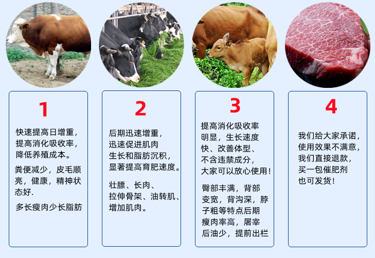 牛羊催肥增重添加剂价格实惠 增重塑型长瘦肉