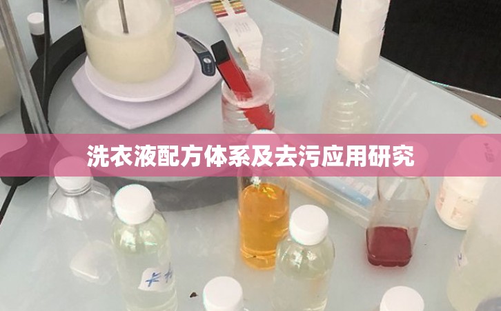 洗衣液配方体系及去污应用研究