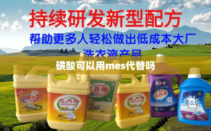 磺酸可以用mes代替吗