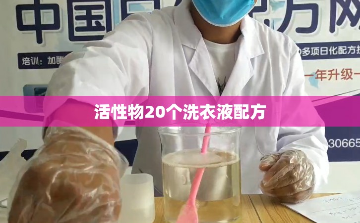 活性物20个洗衣液配方