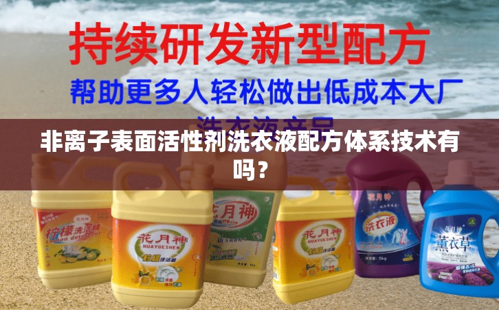 非离子表面活性剂洗衣液配方体系技术有吗？