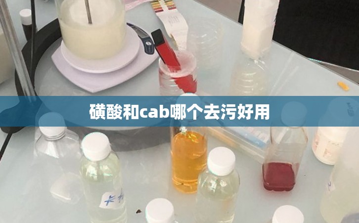 磺酸和cab哪个去污好用