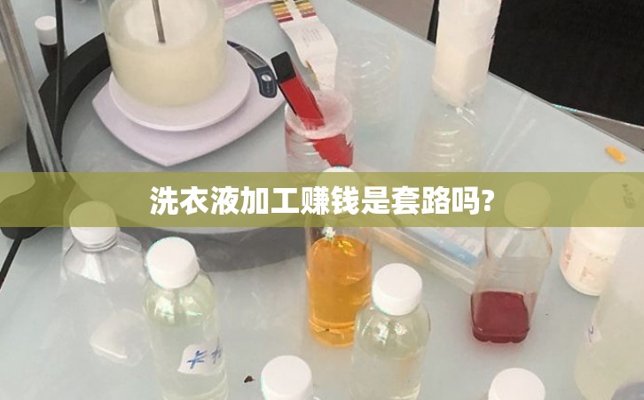 洗衣液加工赚钱是套路吗?