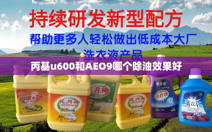 丙基u600和AEO9哪个除油效果好