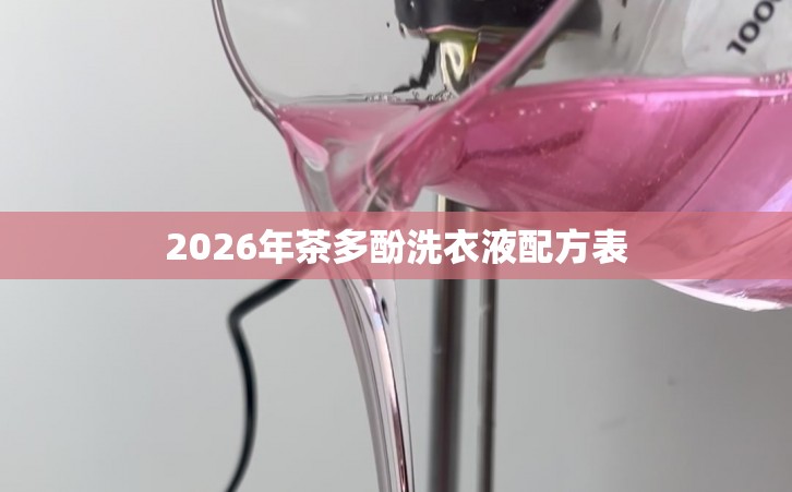 2026年茶多酚洗衣液配方表