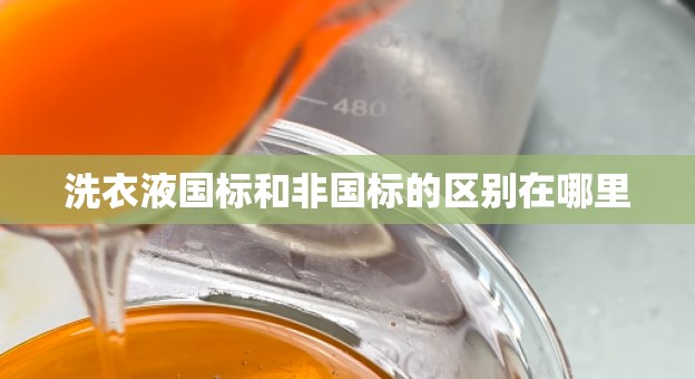 洗衣液国标和非国标的区别在哪里