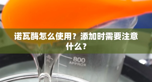 诺瓦酶怎么使用？添加时需要注意什么？
