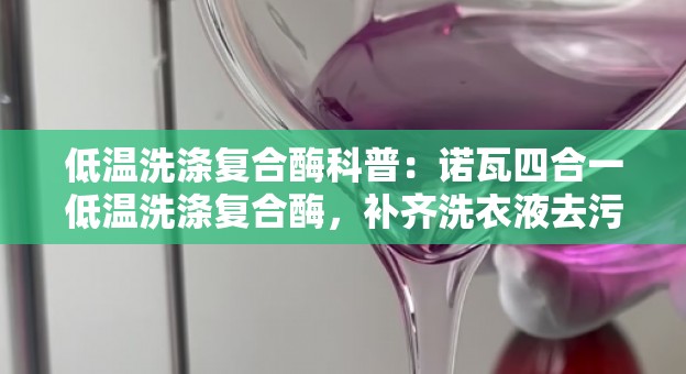 低温洗涤复合酶科普：诺瓦四合一低温洗涤复合酶，补齐洗衣液去污短板