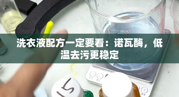 洗衣液配方一定要看：诺瓦酶，低温去污更稳定