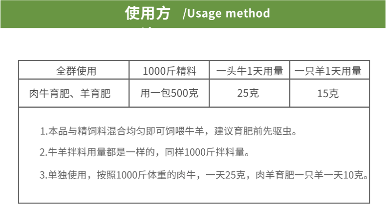 牛喂的小料是什么